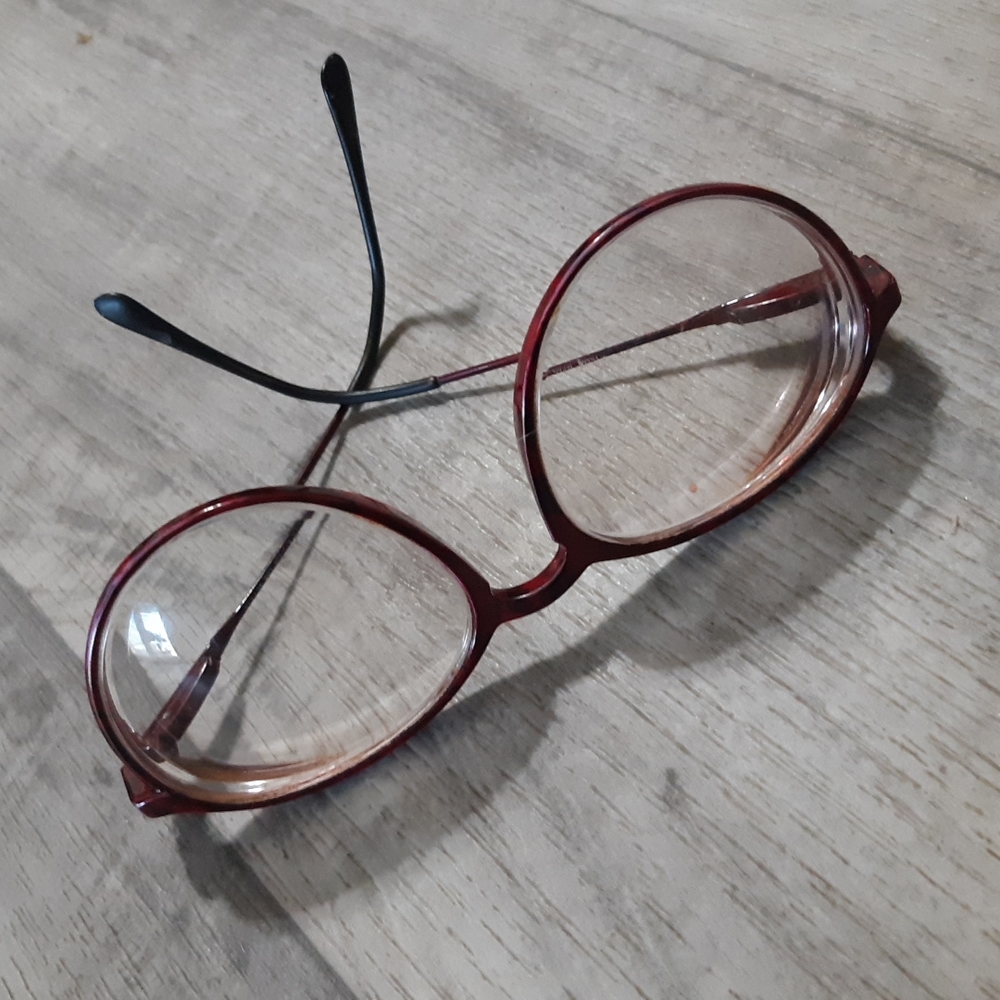 Big Thin Frame Glasses Round Frames - image 3